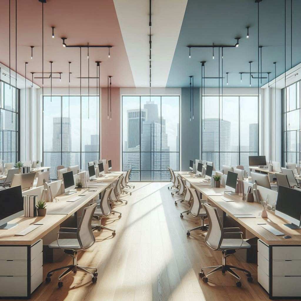 建筑设计公司处理访客数量突增时写字楼办公的办公区照明舒适度应先确认什么
